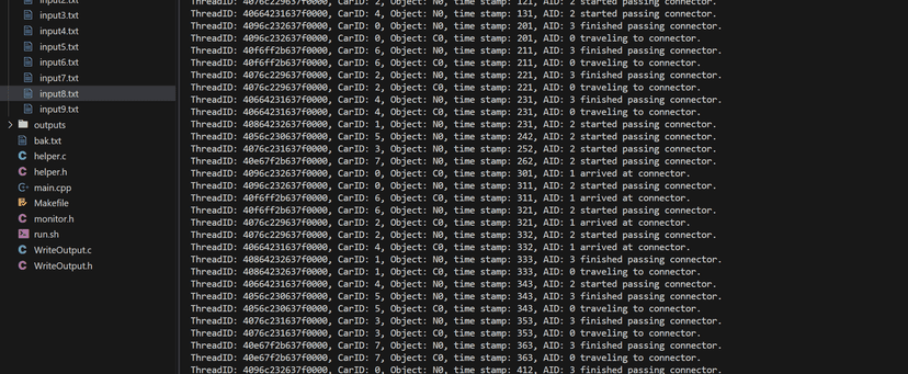 Multi-threaded Car Simulation